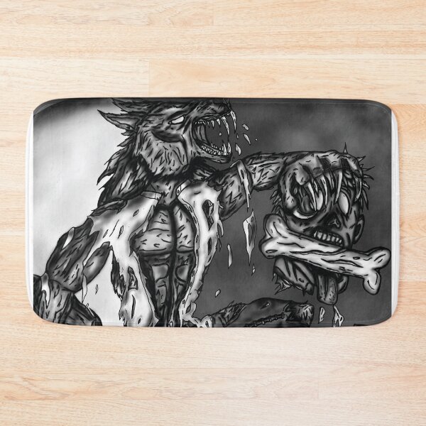 Item preview, The Wolfman and Zombie Head designed and sold by Jorden Estes.