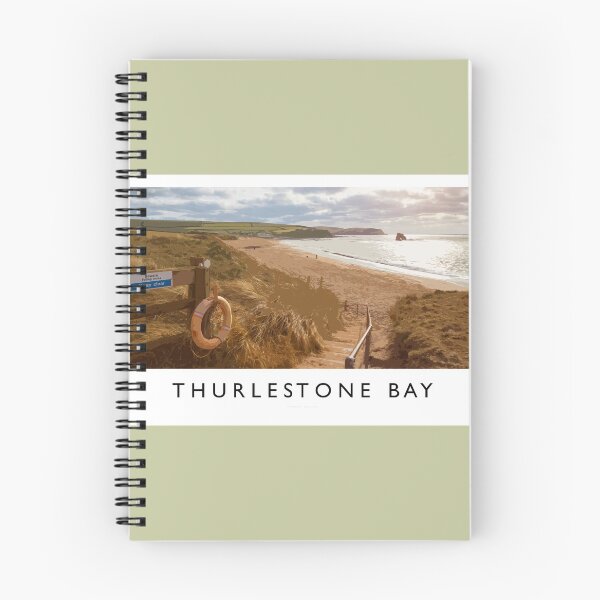 Aperçu de l'œuvre Thurlestone Bay (affiche ferroviaire) créée et vendue par andrewroland.