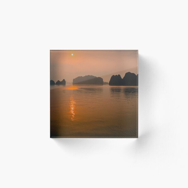 Item preview, Sunset Over Bai Tu Long Bay designed and sold by KarenWillshaw.