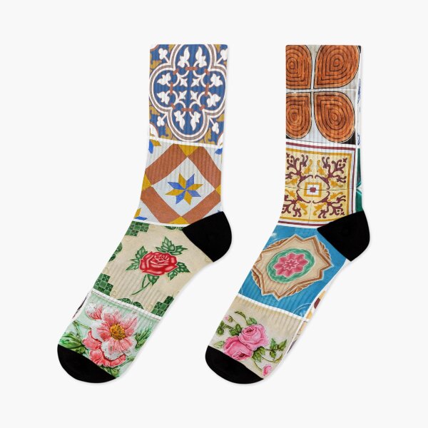 Item preview, Colorful Azulejo Decorative Lisbon Tile Mural Pattern designed and sold by WheresMyMojo.