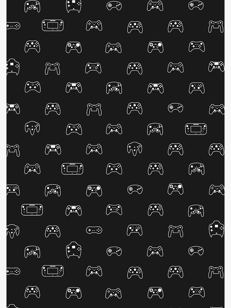 "Video game controller background Gadgets seamless pattern" Spiral ...