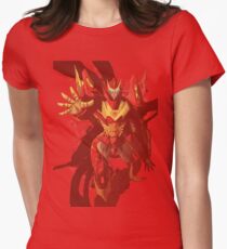 Rodimus in orange Women's Fitted T-Shirt