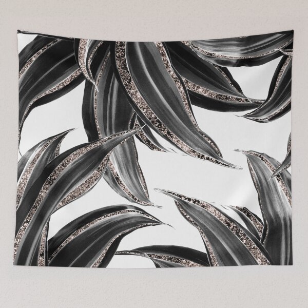 Item preview, Tropical Leaves with Rose Gold Glam #1 (Photo of Glitter Only - Not Reflective) designed and sold by Anita's & Bella's Art.