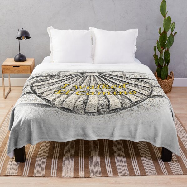 Item preview, I walked El Camino, Spain, shell on pavement (oval) designed and sold by FranWest.