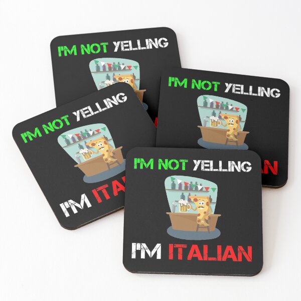 Item preview, I Am Italian Italy Love Beer Italia Pizza designed and sold by Creekman Designs.