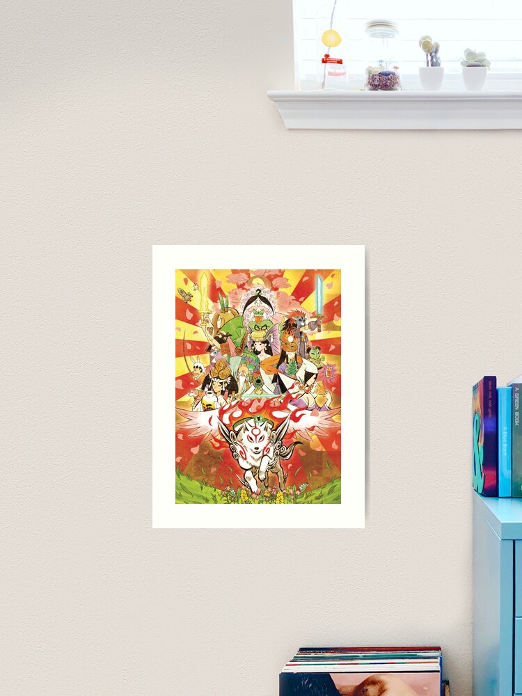 Okami HD cover Art Print by Eptanu