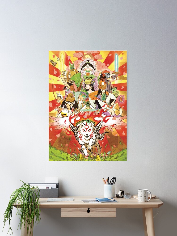 Okami HD cover Art Print by Eptanu