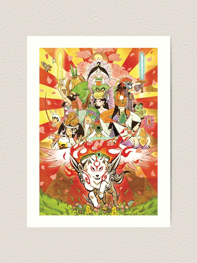 Okami HD cover Art Print by Eptanu