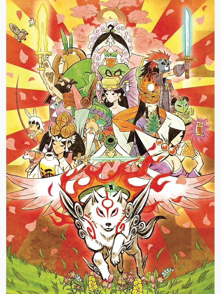 Okami' Poster, picture, metal print, paint by Ocarianya