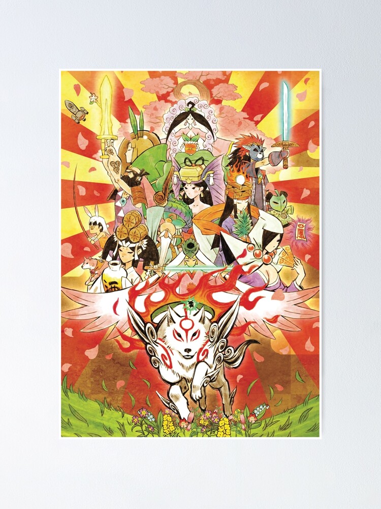 Okami HD cover Art Print by Eptanu