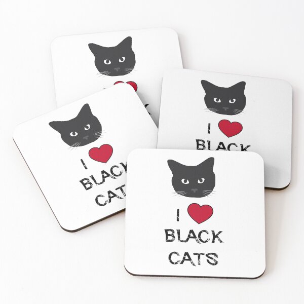 Item preview, I love black cats designed and sold by MeowMusic.