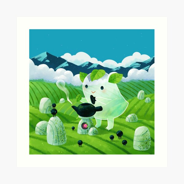 Tea shrine and Tea spirit Art Print