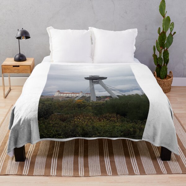 Item preview, New Bridge and castle Bratislava cityscape Slovakia designed and sold by goceris.