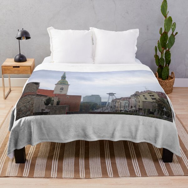 Item preview, Saint Martins Cathedral and New Bridge cityscape Bratislava Slovakia designed and sold by goceris.