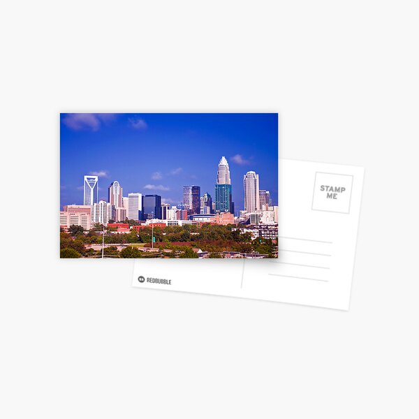 Charlotte NC skyline Postcard