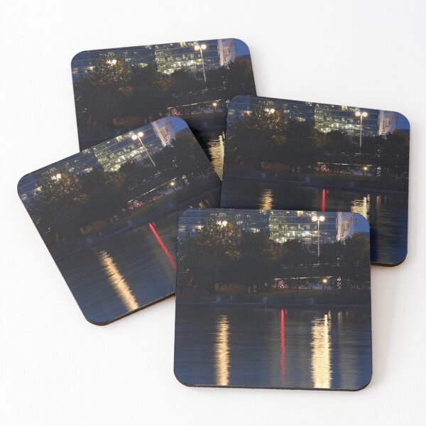 Item preview, Lighthouse and office buildings at the Danube Island in Vienna Austria designed and sold by goceris.