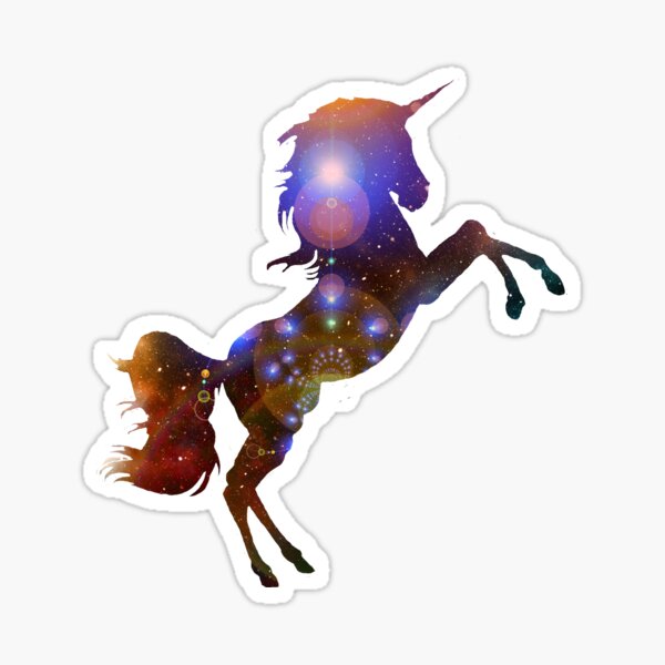 Unicorn Galaxy Sticker