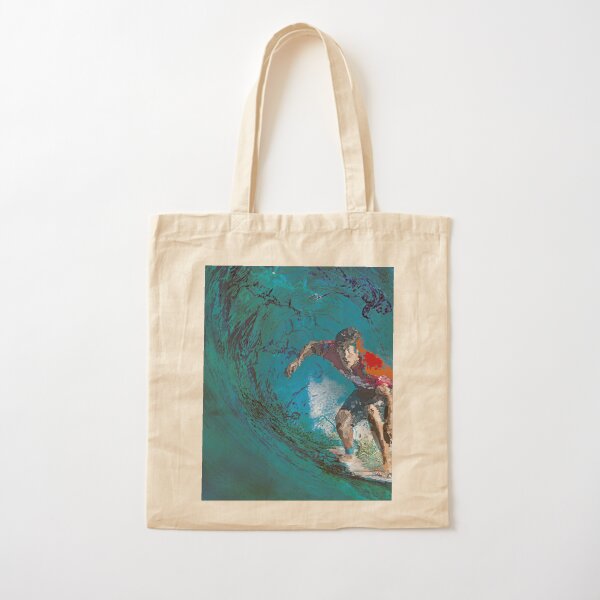 Surf Cotton Tote Bag