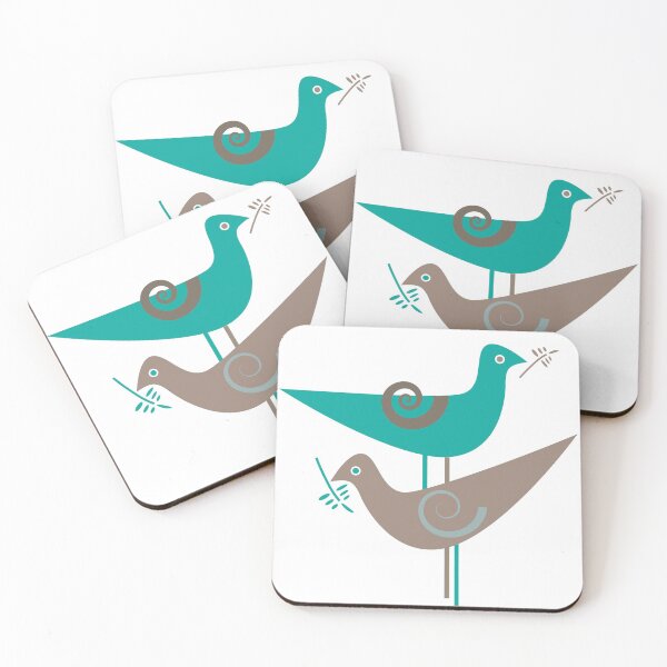 Item preview, Second Day of Christmas - Two Turtle Doves designed and sold by Alison Lyons.
