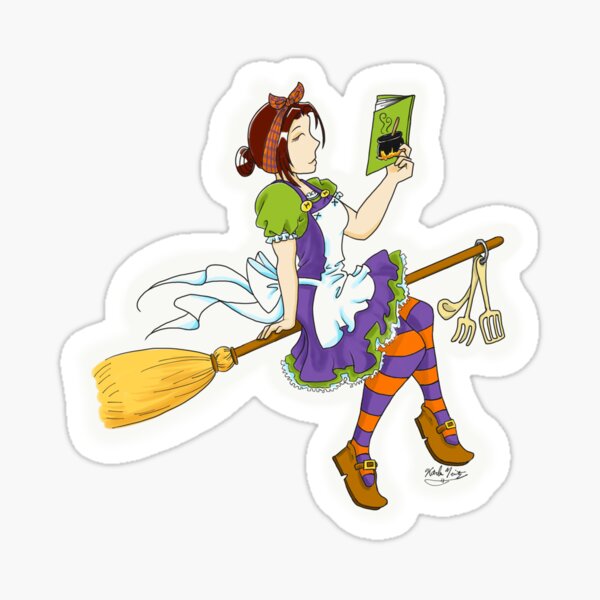 Kitchen Witch Sticker