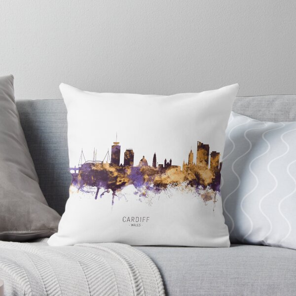 Item preview, Cardiff Wales Skyline designed and sold by ArtPrints.