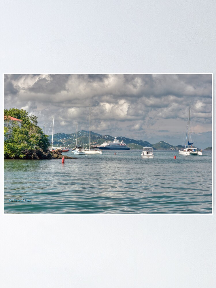 Alternate view of Approaching Cruz Bay Poster