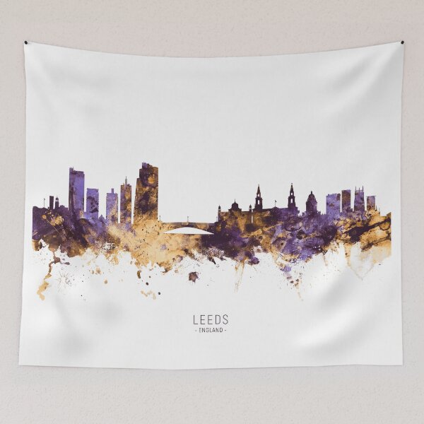 Item preview, Leeds England Skyline designed and sold by ArtPrints.