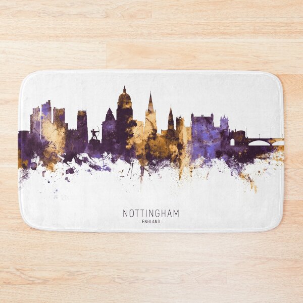 Item preview, Nottingham England Skyline designed and sold by ArtPrints.