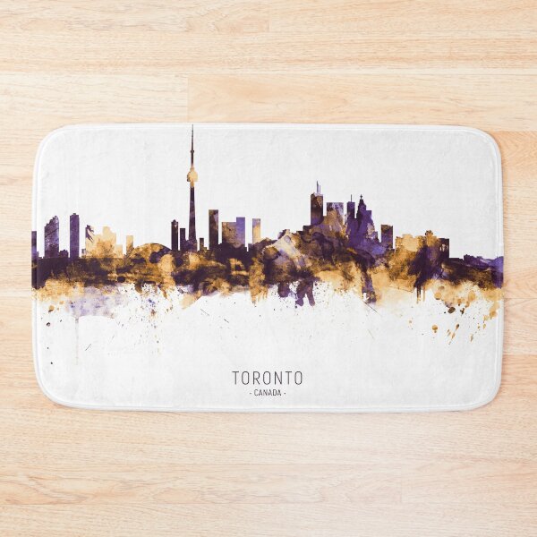 Aperçu de l'œuvre Toronto Canada Skyline créée et vendue par ArtPrints.