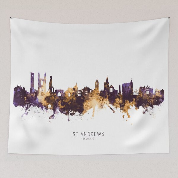 Artikelvorschau, St Andrews Scotland Skyline entworfen und verkauft von ArtPrints.