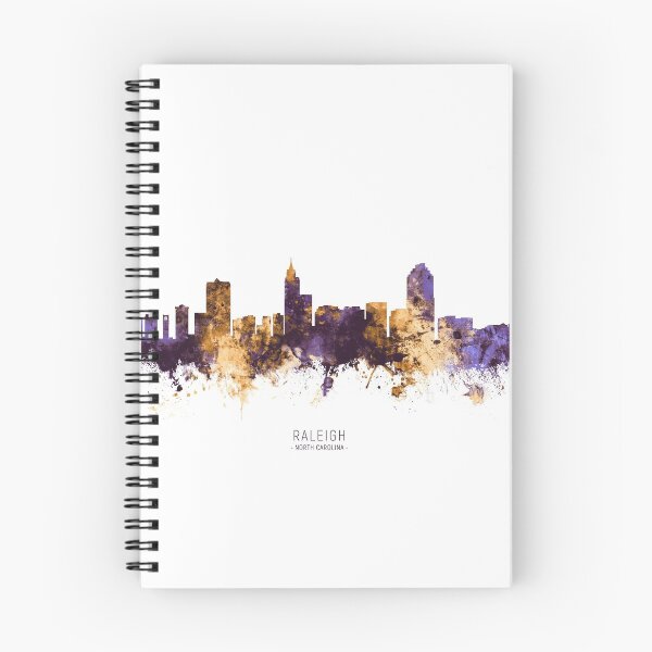Item preview, Raleigh North Carolina Skyline designed and sold by ArtPrints.