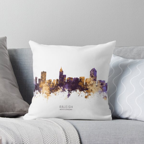 Item preview, Raleigh North Carolina Skyline designed and sold by ArtPrints.