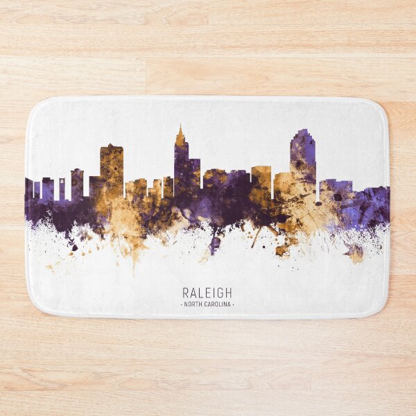 Item preview, Raleigh North Carolina Skyline designed and sold by ArtPrints.