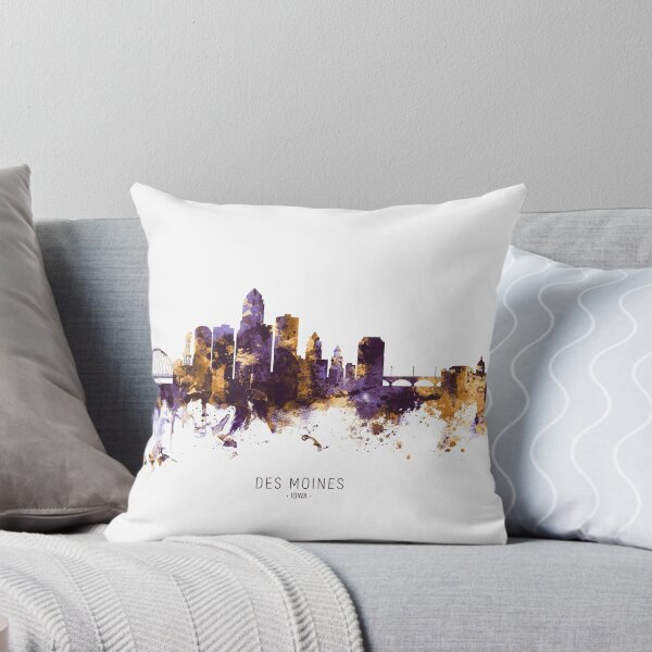 Item preview, Des Moines Iowa Skyline designed and sold by ArtPrints.