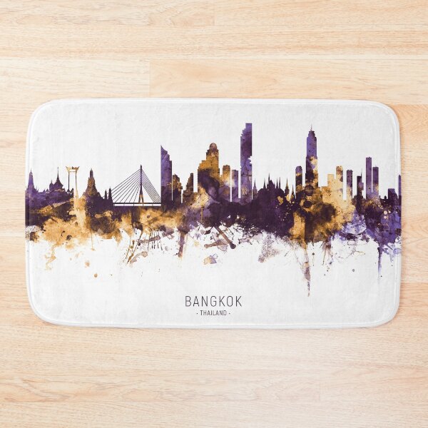 Item preview, Bangkok Thailand Skyline designed and sold by ArtPrints.