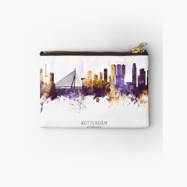 Item preview, Rotterdam The Netherlands Skyline designed and sold by ArtPrints.