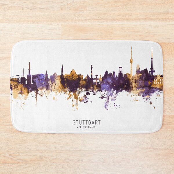 Item preview, Stuttgart Germany Skyline designed and sold by ArtPrints.