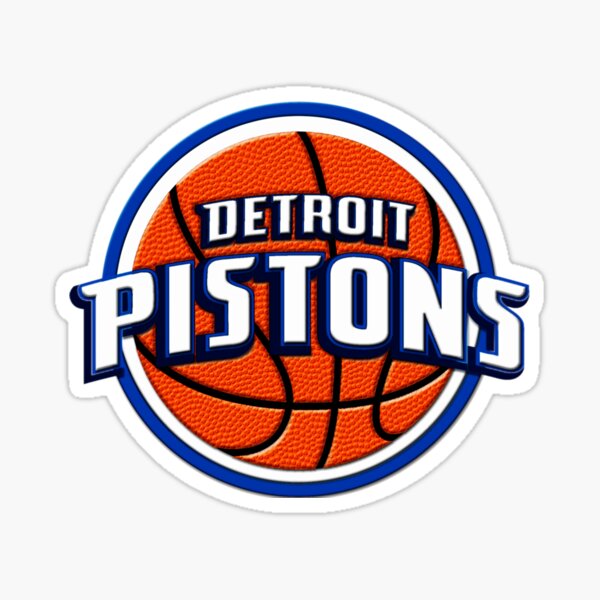 Detroit Pistons Stickers Redbubble