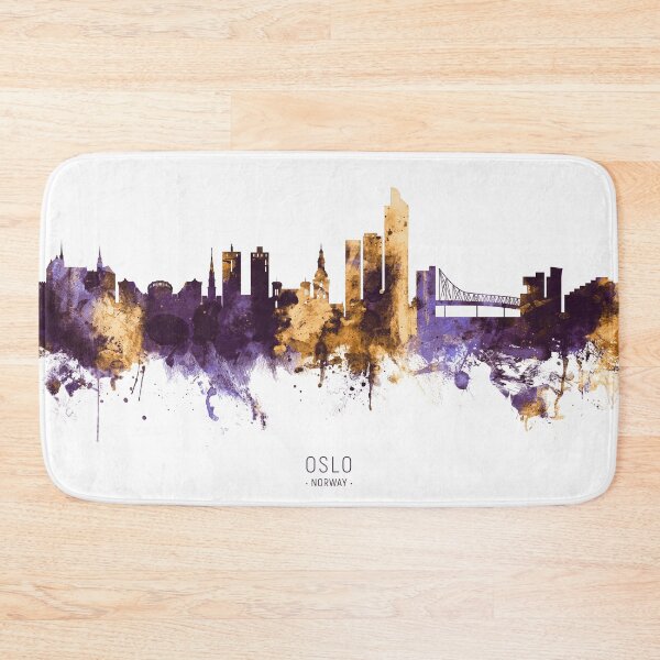 Item preview, Oslo Norway Skyline designed and sold by ArtPrints.
