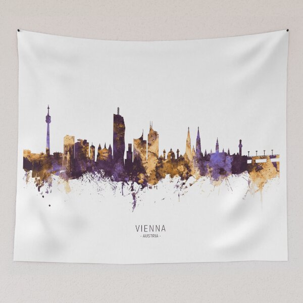 Item preview, Vienna Austria Skyline designed and sold by ArtPrints.