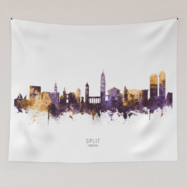 Item preview, Split Croatia Skyline designed and sold by ArtPrints.