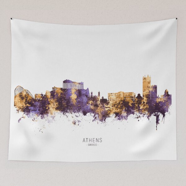 Item preview, Athens Greece Skyline designed and sold by ArtPrints.