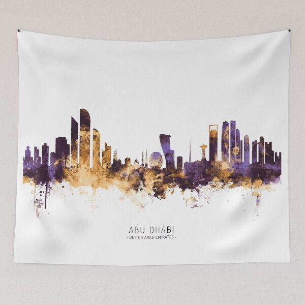 Item preview, Abu Dhabi Skyline designed and sold by ArtPrints.
