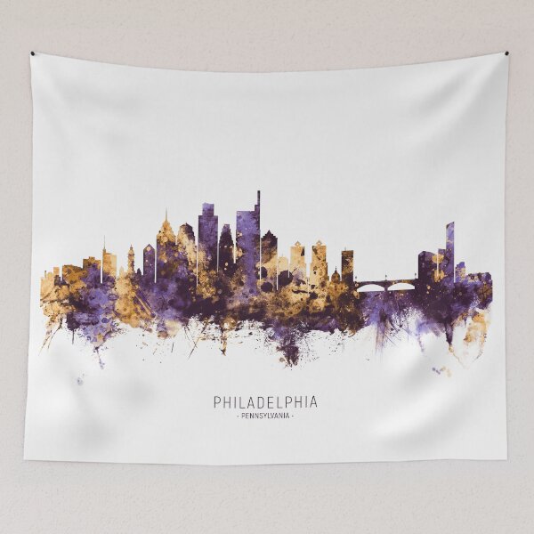 Item preview, Philadelphia Pennsylvania Skyline designed and sold by ArtPrints.