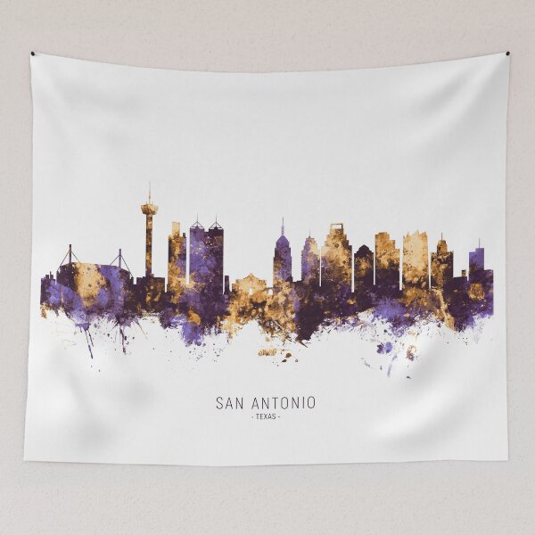 Item preview, San Antonio Texas Skyline designed and sold by ArtPrints.