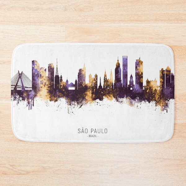 Item preview, São Paulo Brazil Skyline designed and sold by ArtPrints.