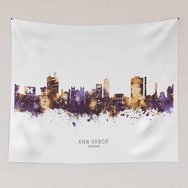 Item preview, Ann Arbor Michigan Skyline designed and sold by ArtPrints.