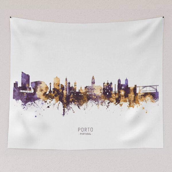 Item preview, Porto Portugal Skyline designed and sold by ArtPrints.