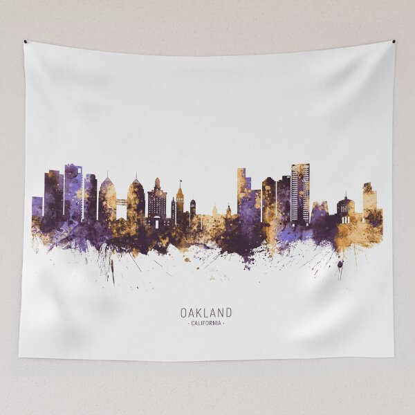 Item preview, Oakland California Skyline designed and sold by ArtPrints.