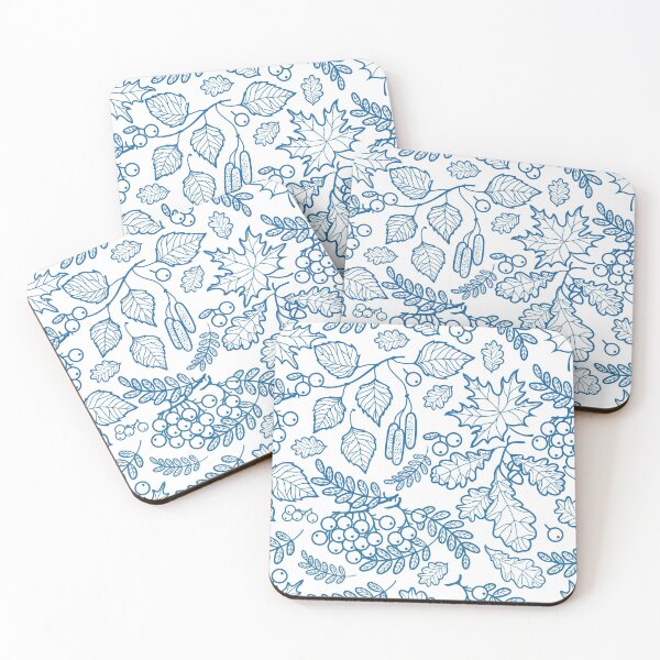 Item preview, blue autumn pattern designed and sold by julietearjerky.